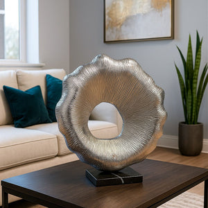 Lyxigt Dekorativt Set med Solmotiv Detalj i - Silver (2-pack)