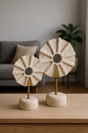 Lyxig Abstrakt Skulptur Bikake Mönster