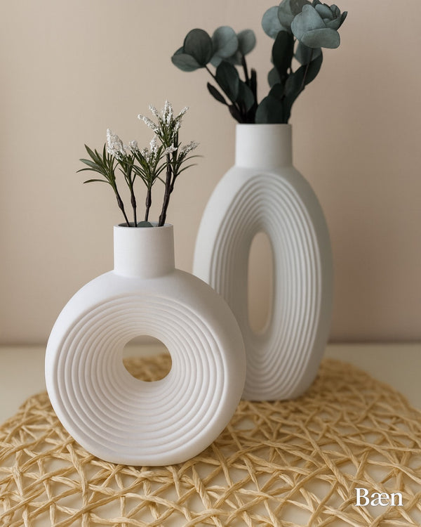 Lyxigt Boho Dekorations Vas Set (2-pack)