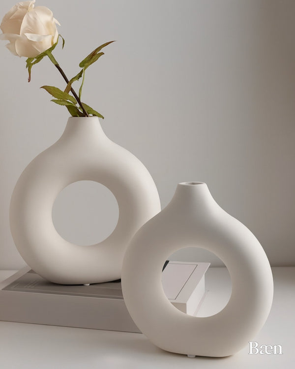 Lyxigt Skandinaviskt Dekorations Vas Set (2-pack)
