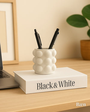 Bubble Lyxig Keramik Ljuslykta & Pennställ / Präglad (Bubbel) Dekorativ Förvaring