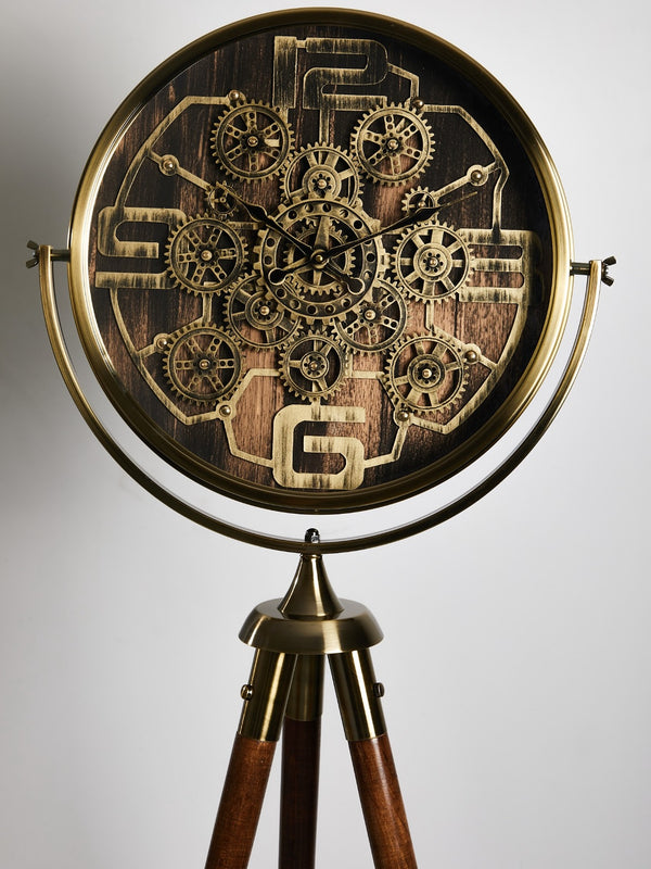 Golvur crom- träben 170 cm