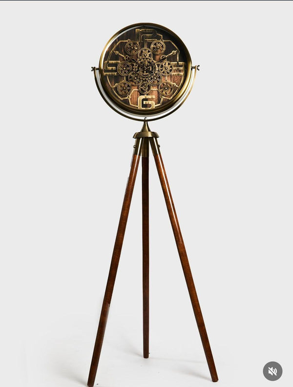 Golvur crom- träben 170 cm